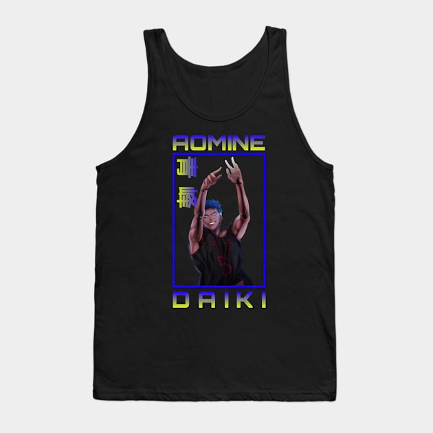 Aomine Daiki Kuroko No Basket Tank Top by HammiltenJohn